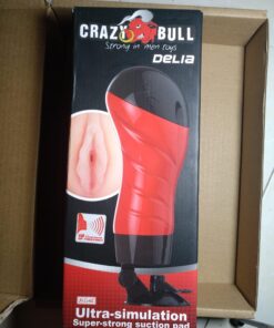 Âm đạo giả gắn tường rung rên Crazy bull Delia